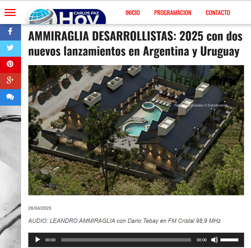 Carlos Paz Hoy Abril 25