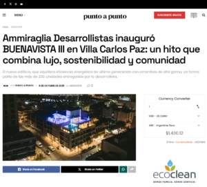 Comunicado de Prensa Punto a Punto: Inauguración Buenavista III